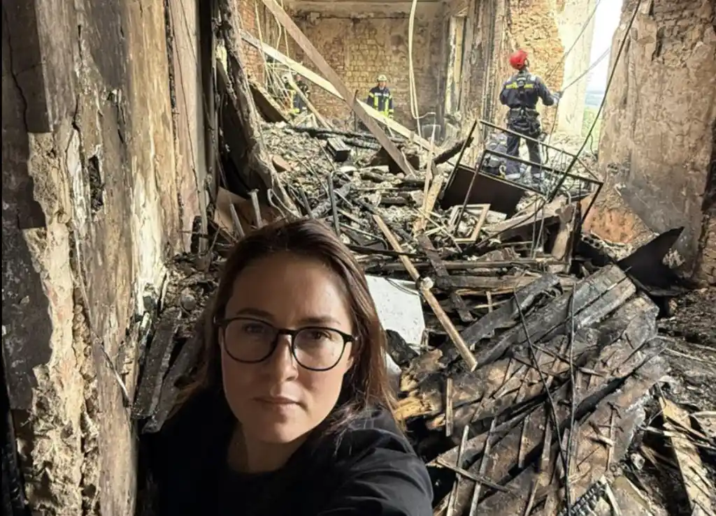 Юлія Свириденко показала пошкоджену будівлю Кабміну після ракетної атаки