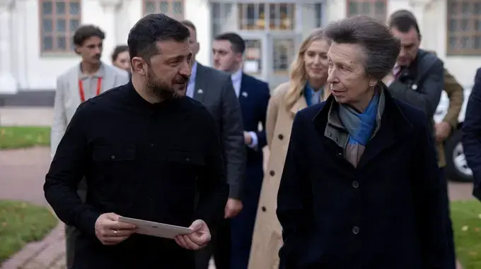 Принцеса Анна таємно відвідала Київ, щоб підтримати дітей, постраждалих від війни