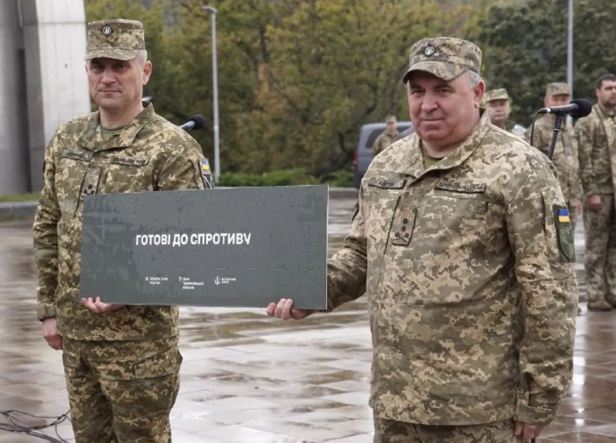 У Києві відкрили пам’ятний знак на честь воїнів тероборони
