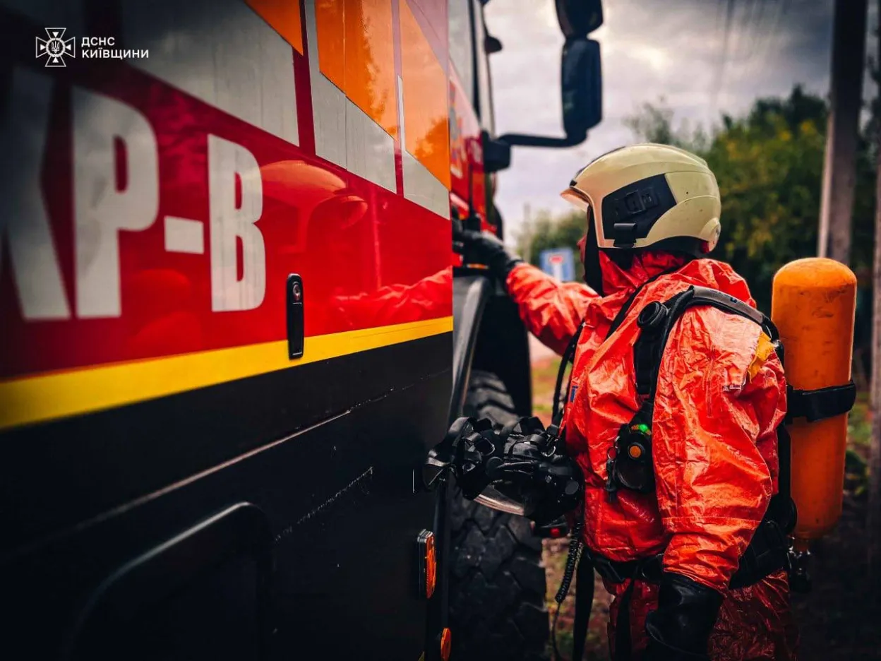 На Київщині ліквідували витік азотної кислоти