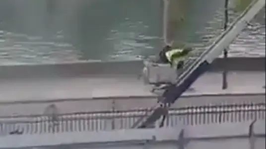 Злочинці Лувру втекли з музею за допомогою підйомника