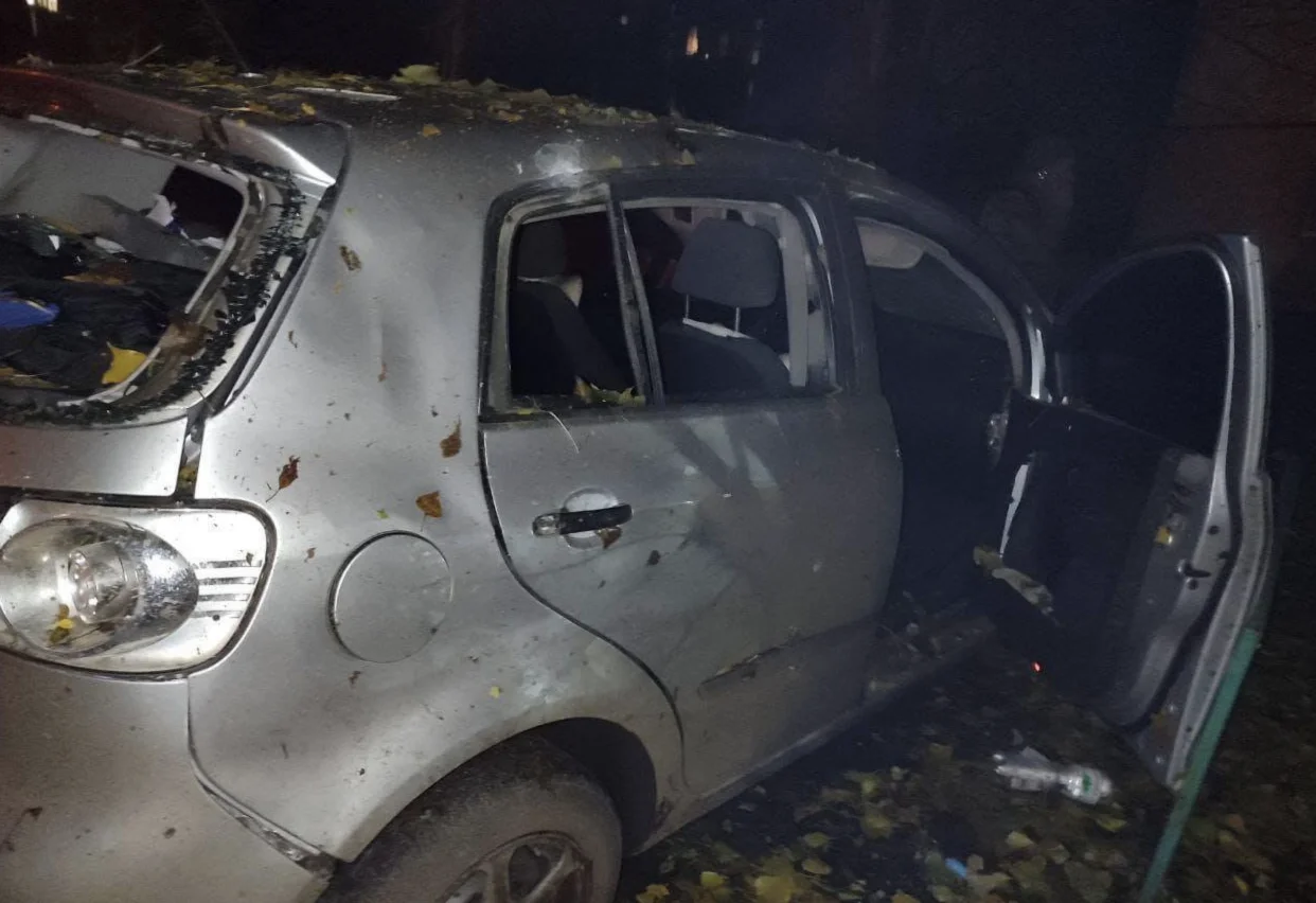 Нічна атака безпілотників у Борисполі: постраждала жінка та пошкоджені будівлі