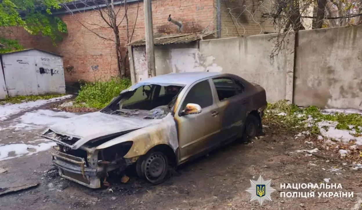 У Білій Церкві іноземець підпалив авто військового за замовленням рф