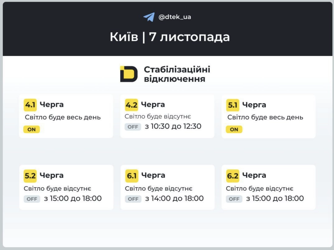 У Києві збільшили обсяги відключень світла: оприлюднено оновлену інформацію