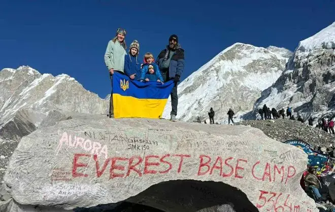 3-річний українець Арсен Дубовенко підкорив Еверест і встановив світовий рекорд