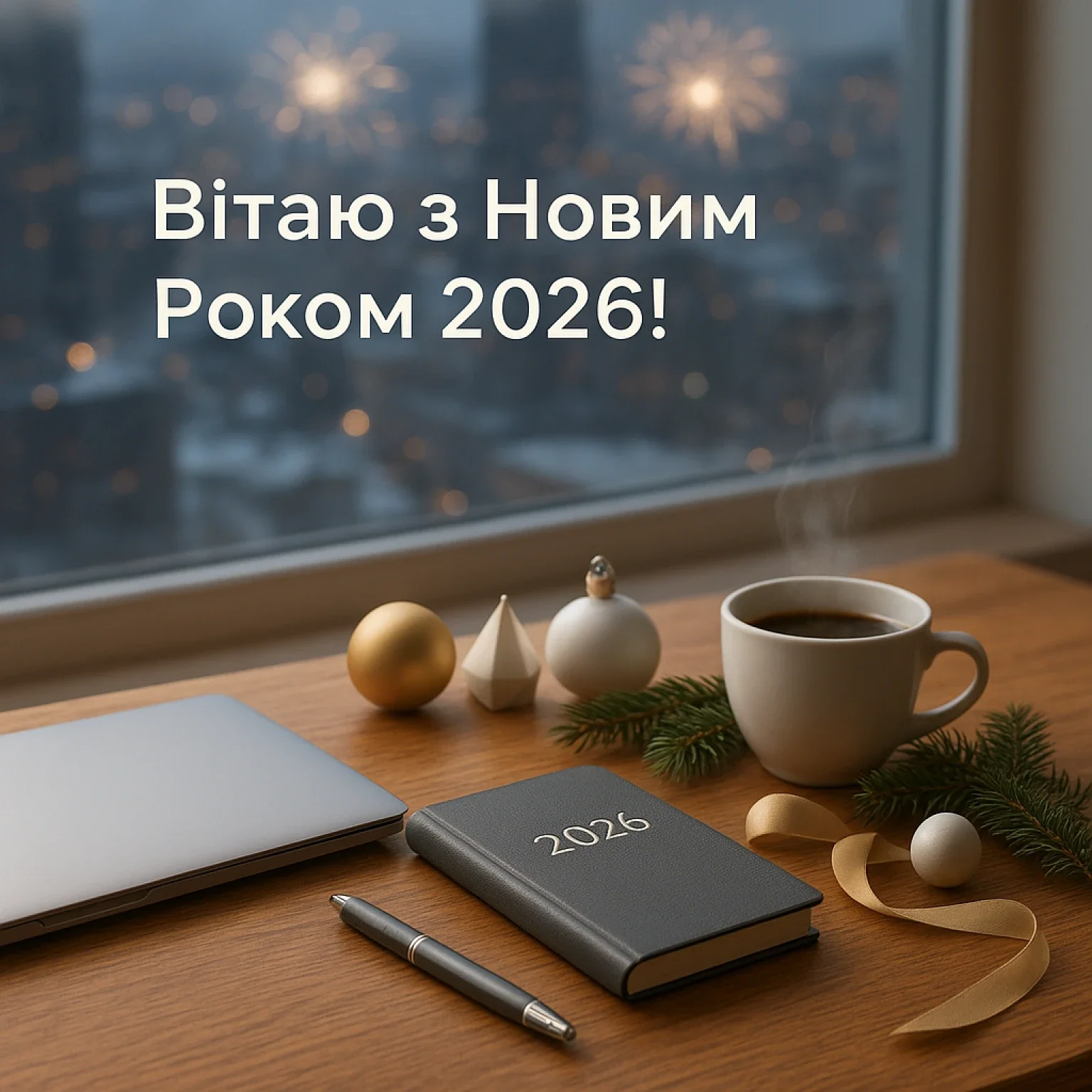 Привітання з новим роком 2026