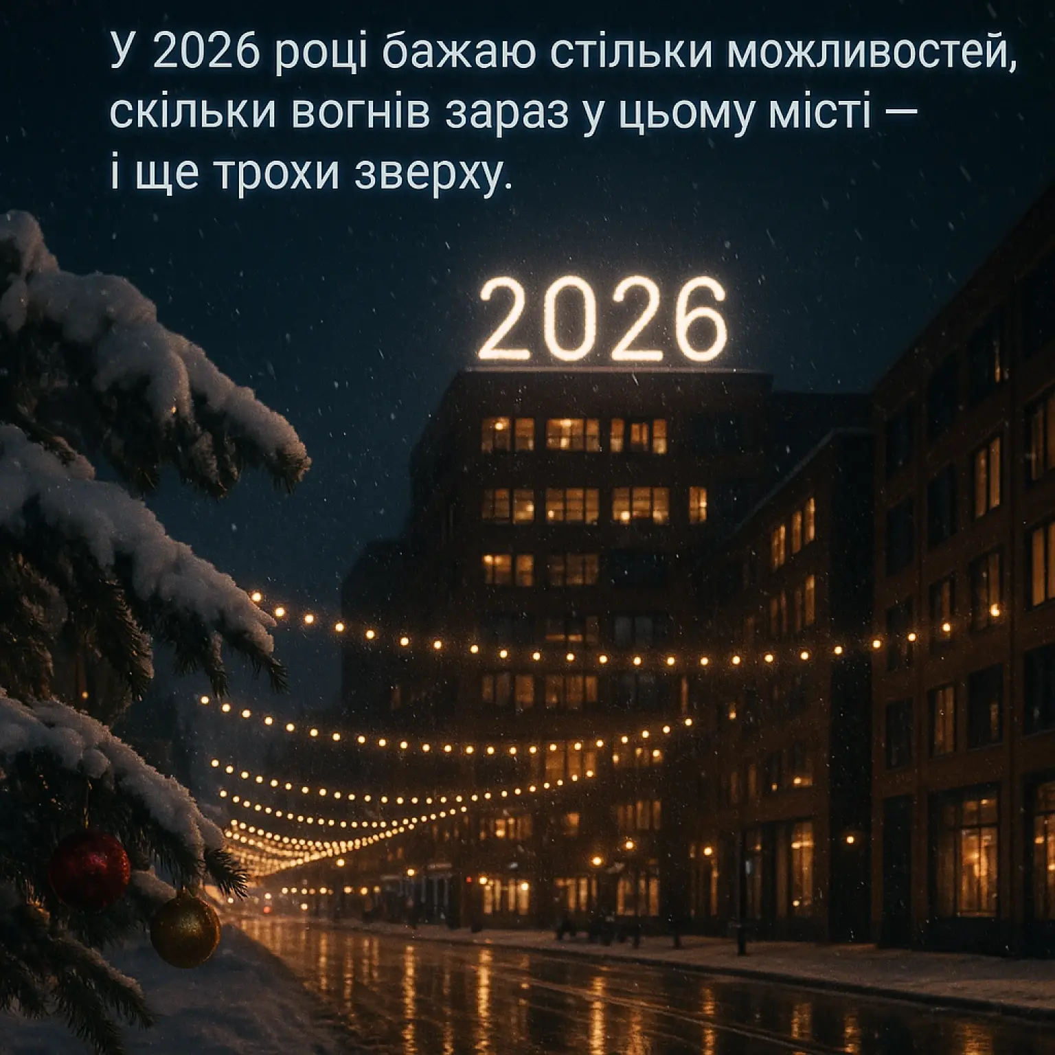 Привітання з новим роком 2026
