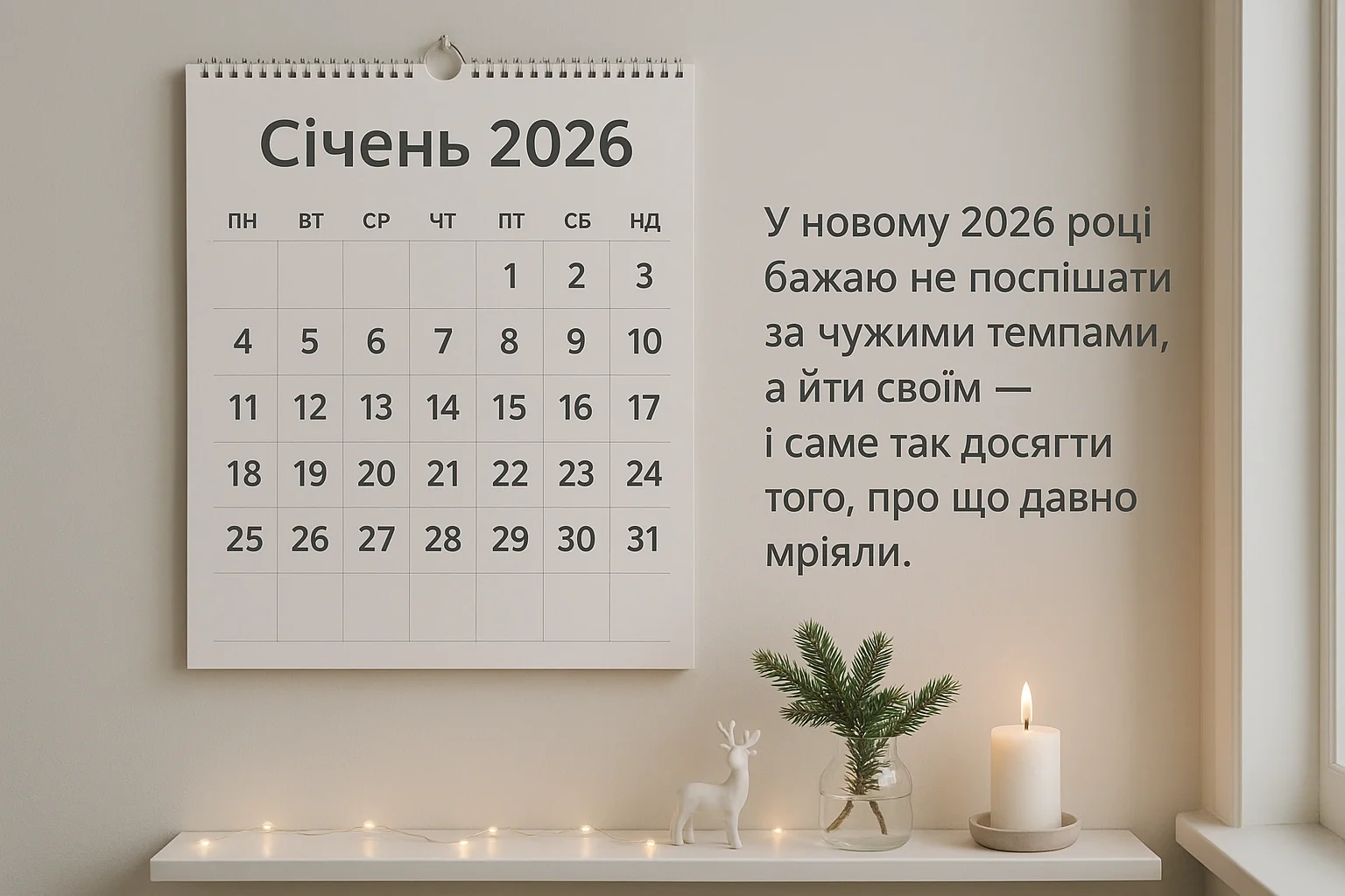 Привітання з новим роком 2026
