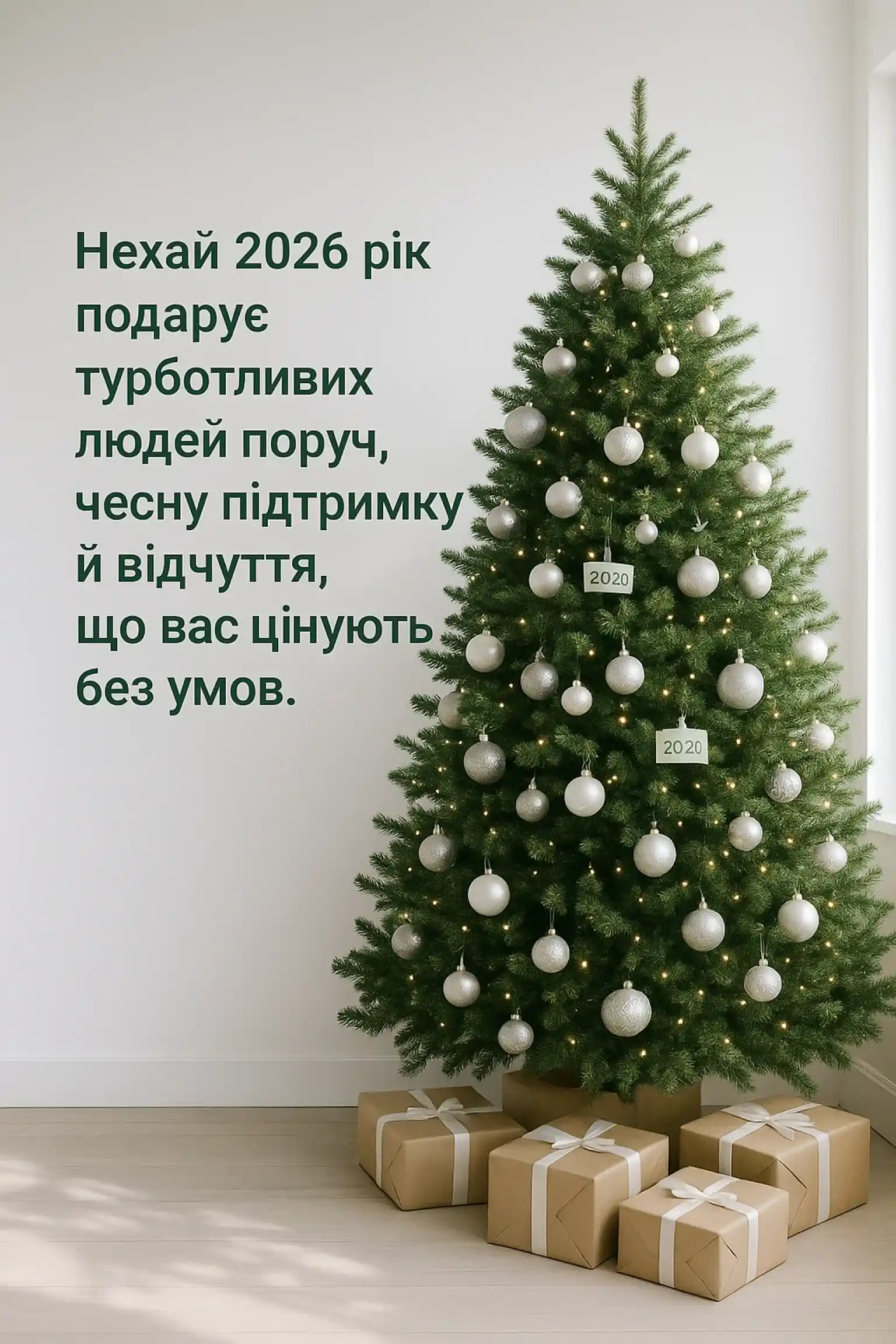 Привітання з новим роком 2026