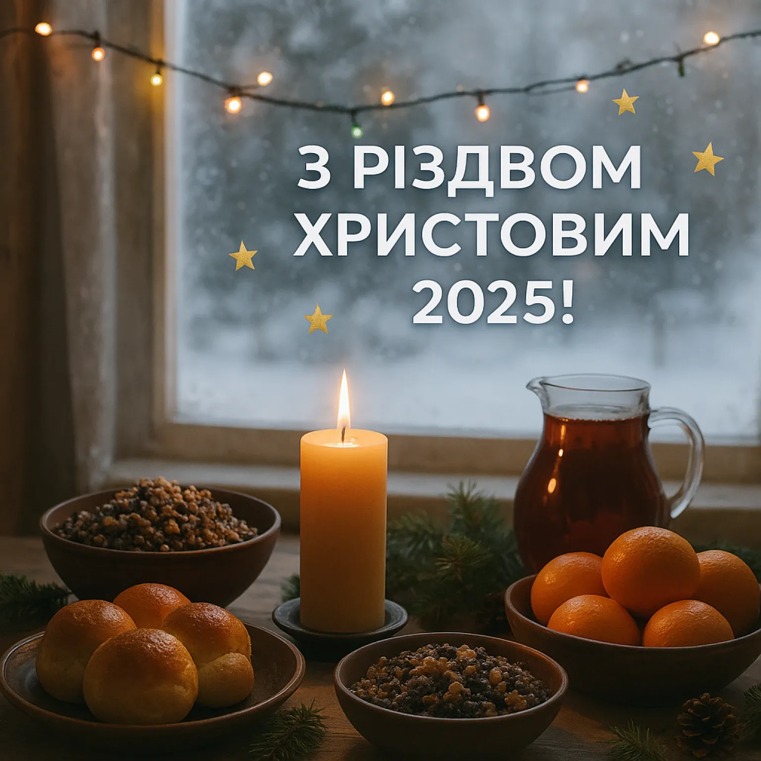 Привітання з Різдвом 2025: для листівок, що зігрівають серце