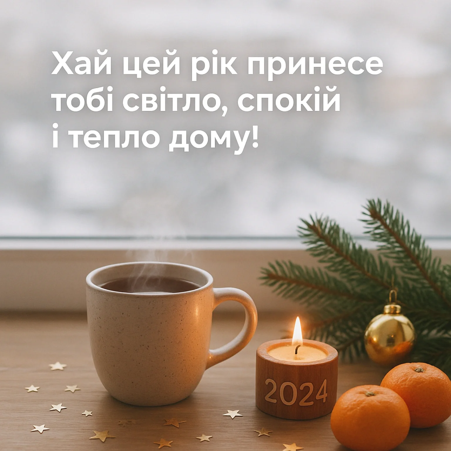Привітання з прийдешнім новим роком 2026 українською мовою для всіх нагод