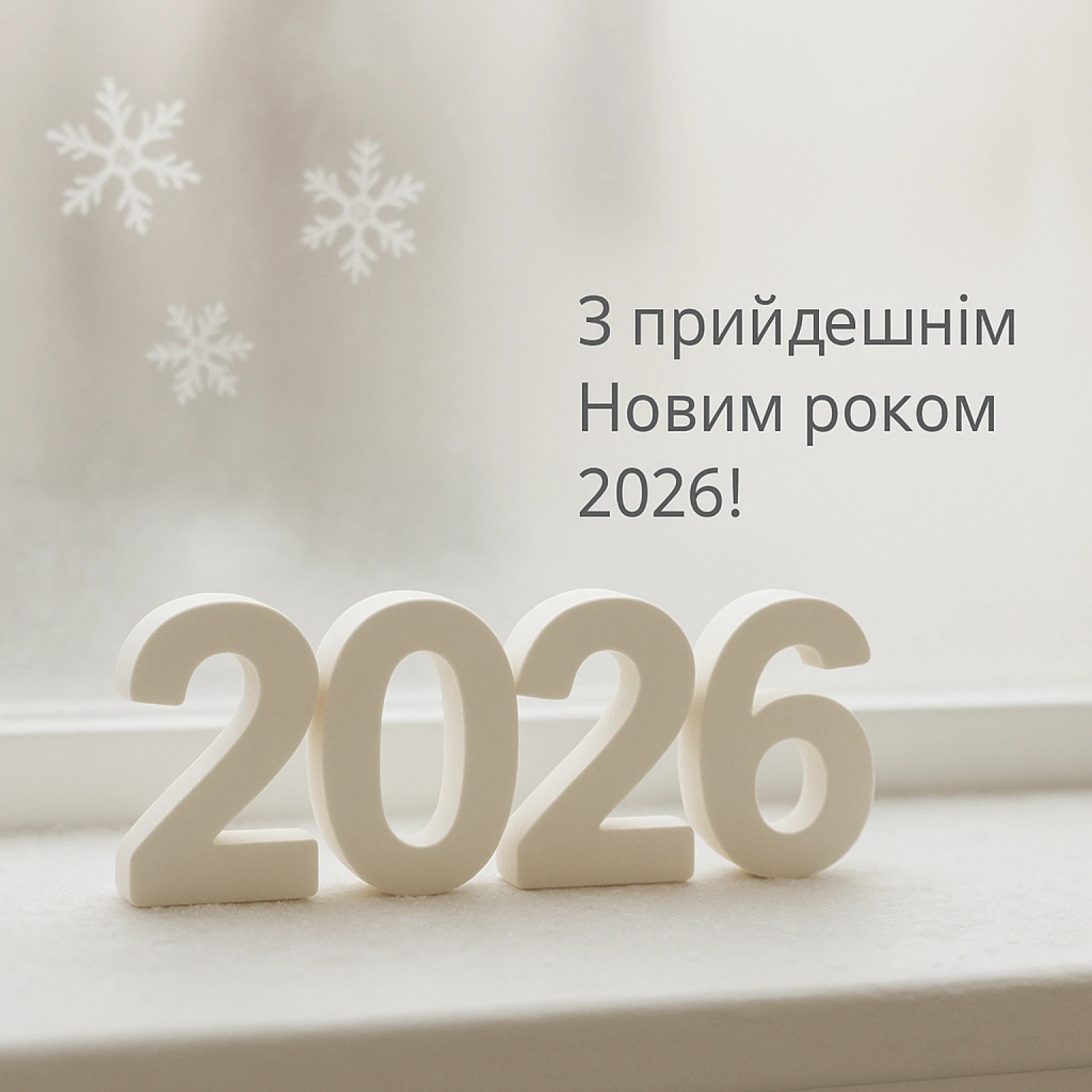 Привітання з прийдешнім новим роком 2026 українською мовою для всіх нагод
