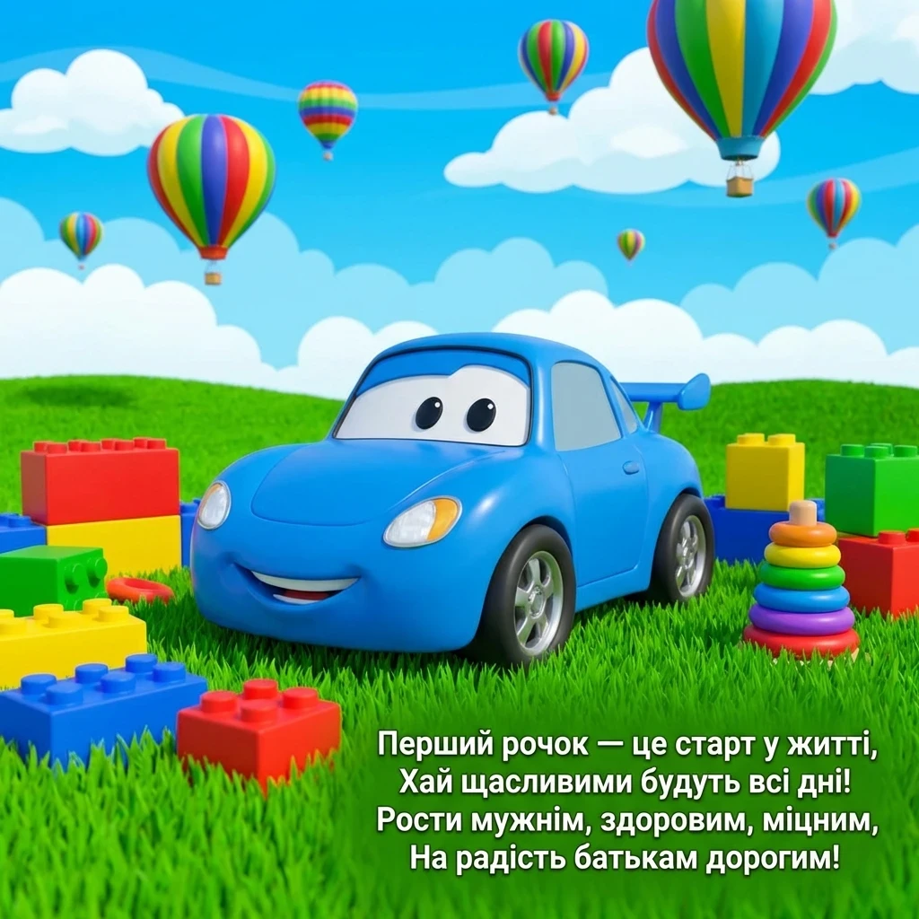 з днем народження хлопчику 1 рік