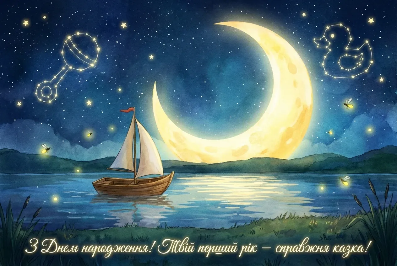 з днем народження хлопчику 1 рік