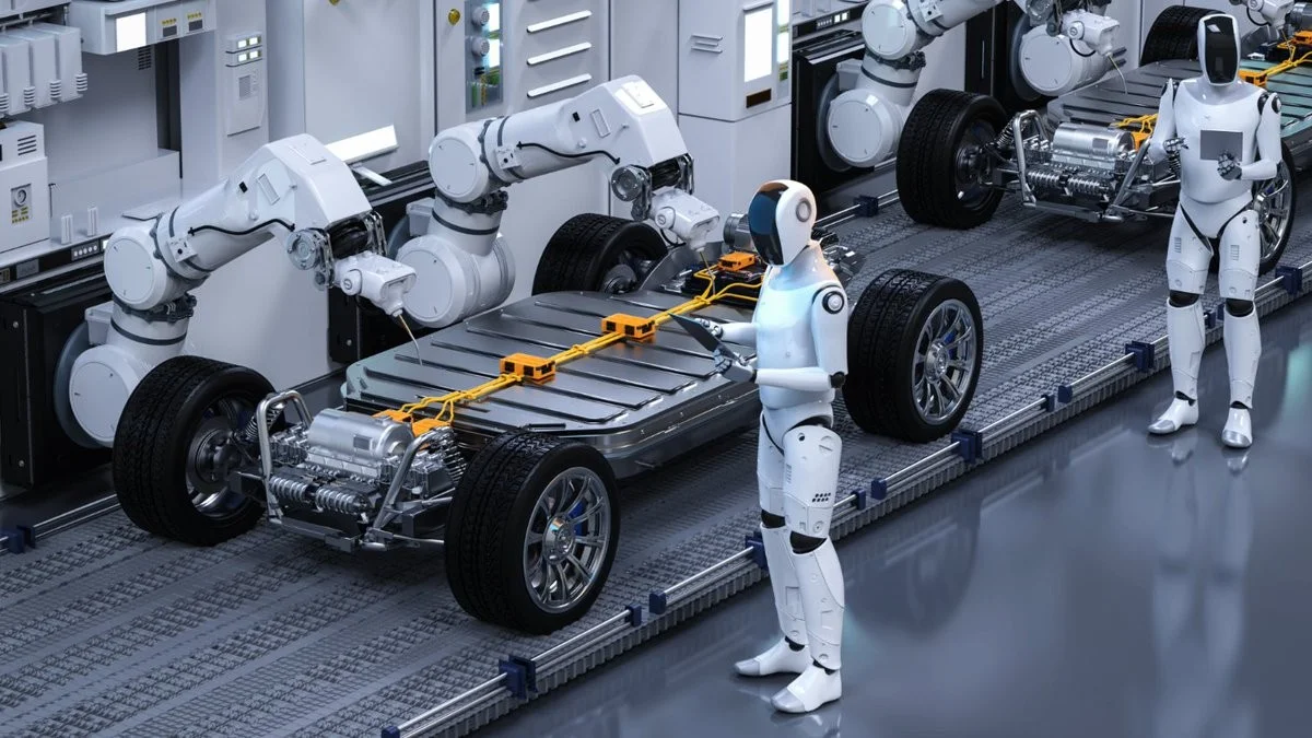 До 2030 року на заводах США та Китаю автівки складатимуть роботи