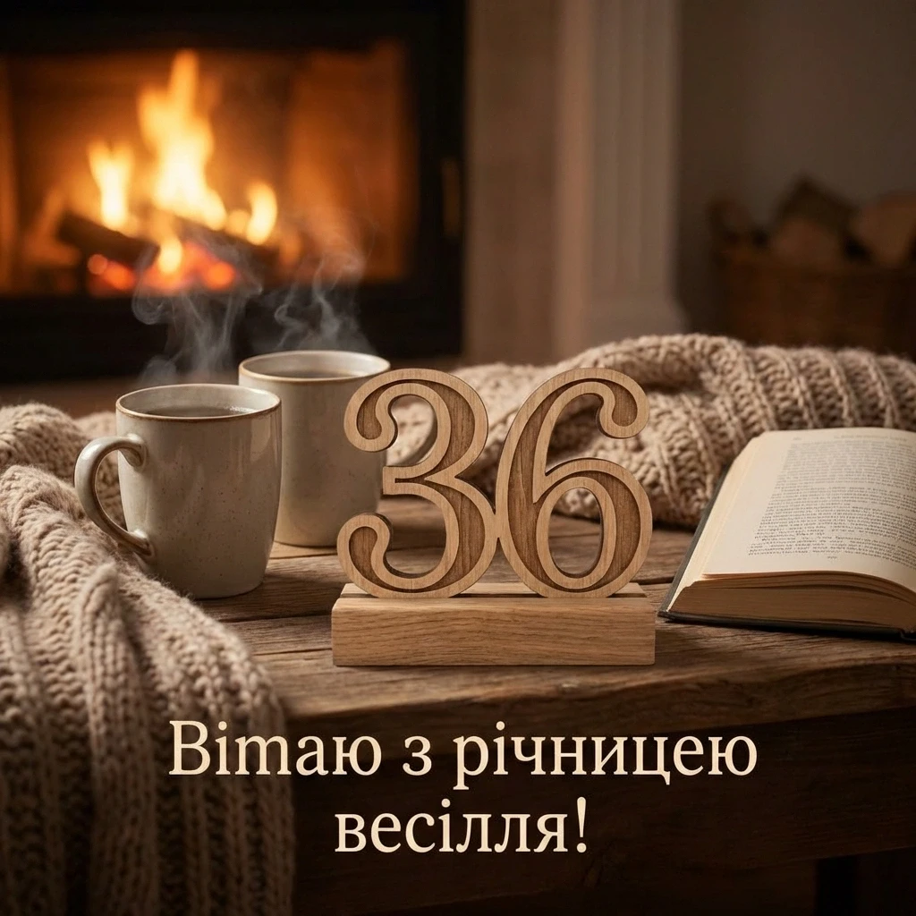 36 років весілля привітання