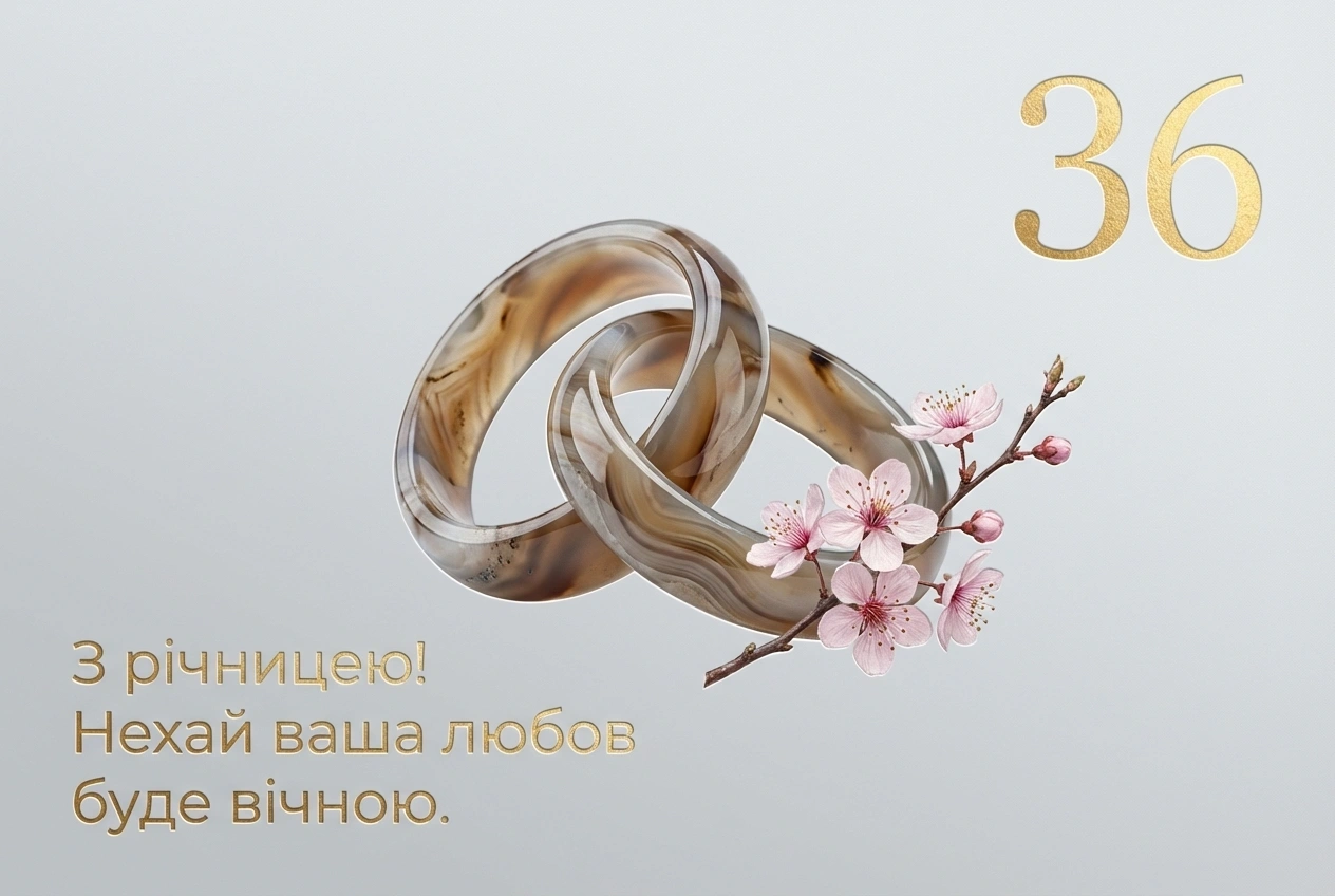 36 років весілля привітання