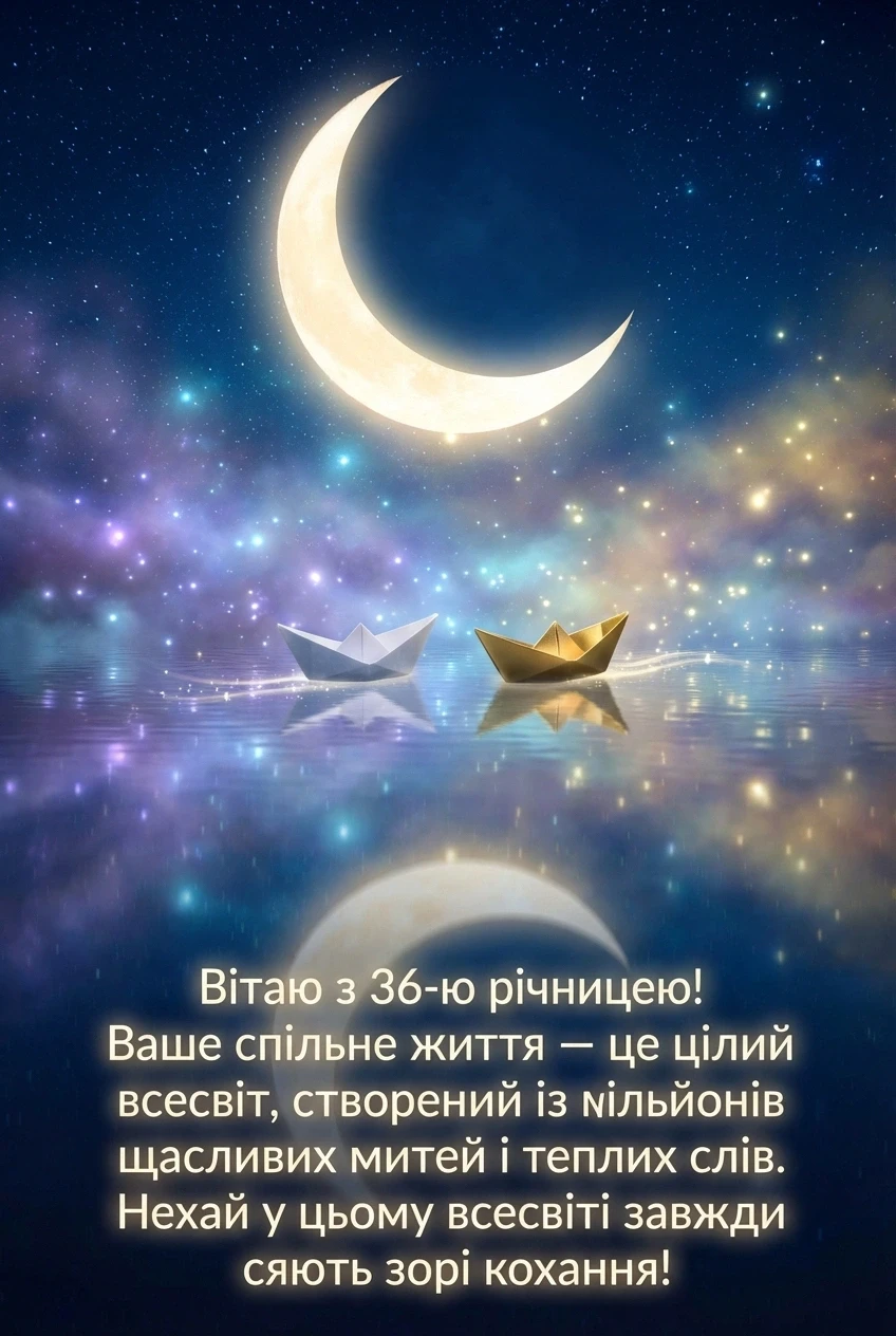 36 років весілля привітання