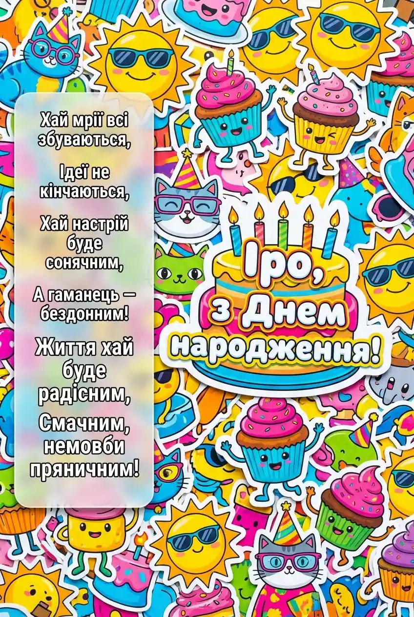 з днем народження іра