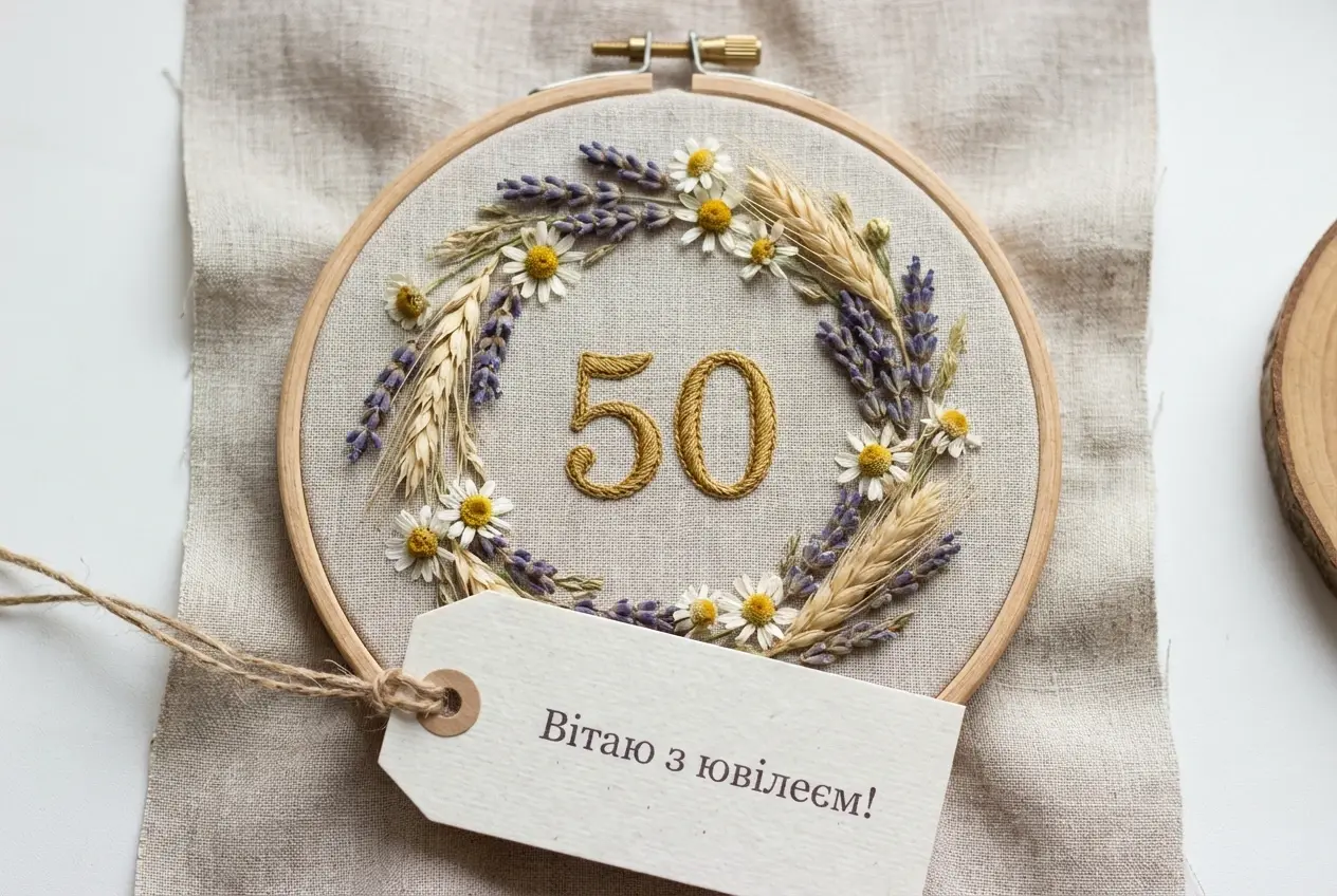 привітання з ювілеєм жінці 50 років