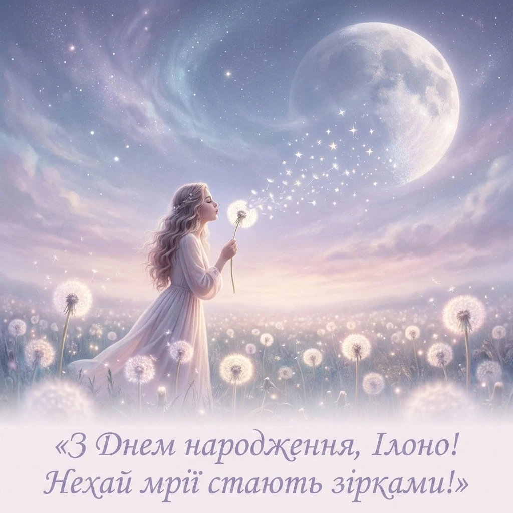 з днем народження ілона українською