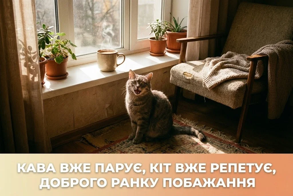 Доброго ранку: побажання у яскравих картинках та душевних словах для гарного настрою