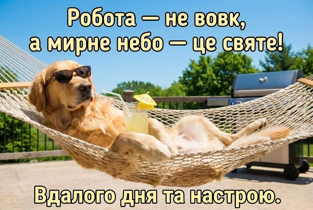 Доброго дня, мирного неба над головою: щирі побажання та красиві листівки