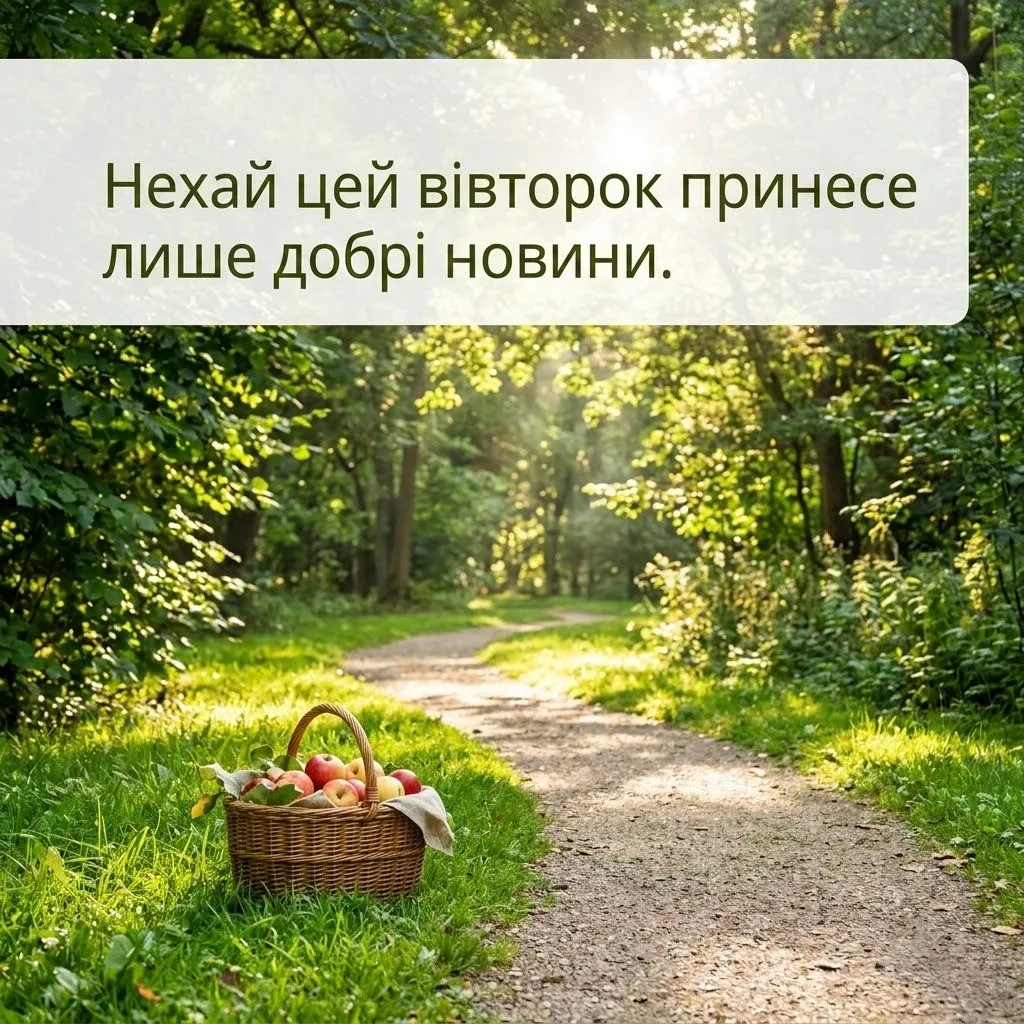 Доброго вівторка: душевні побажання, затишні листівки та прикольні картинки для гарного настрою