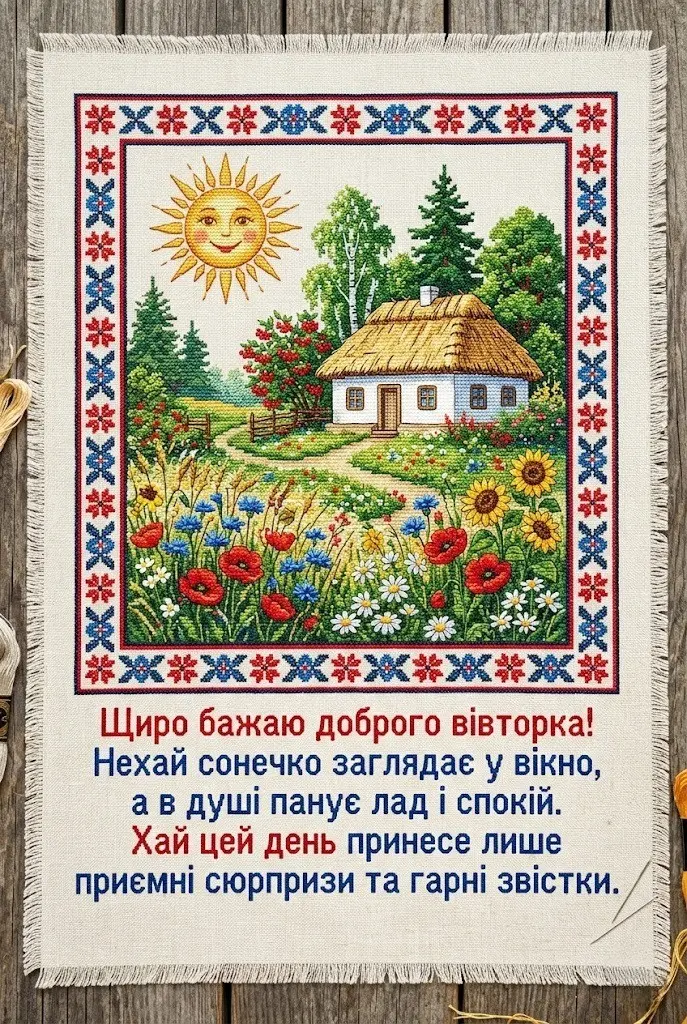 Доброго вівторка: душевні побажання, затишні листівки та прикольні картинки для гарного настрою