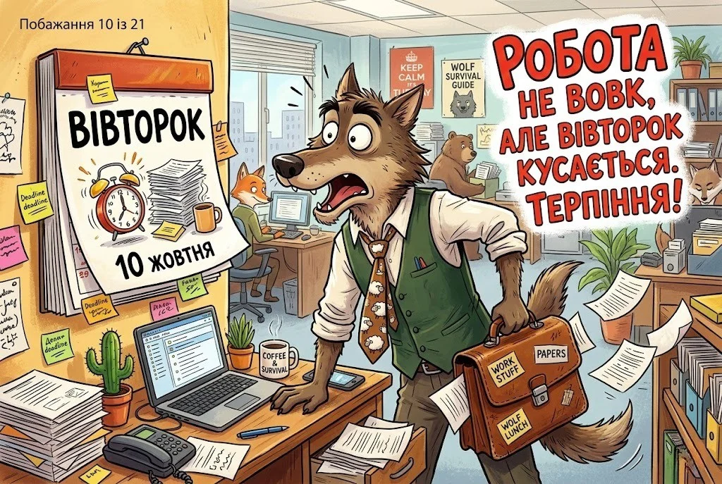 Доброго вівторка: душевні побажання, затишні листівки та прикольні картинки для гарного настрою