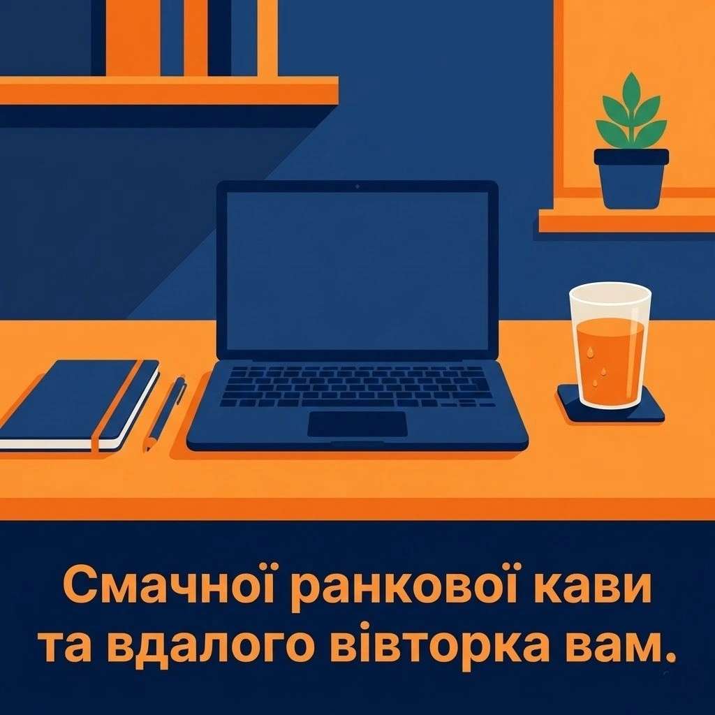 Доброго вівторка: душевні побажання, затишні листівки та прикольні картинки для гарного настрою
