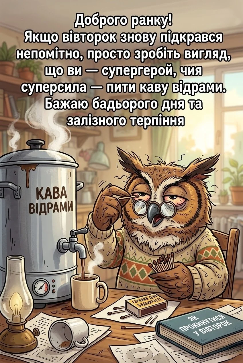 Доброго ранку вівторок: картинки та душевні побажання для гарного настрою
