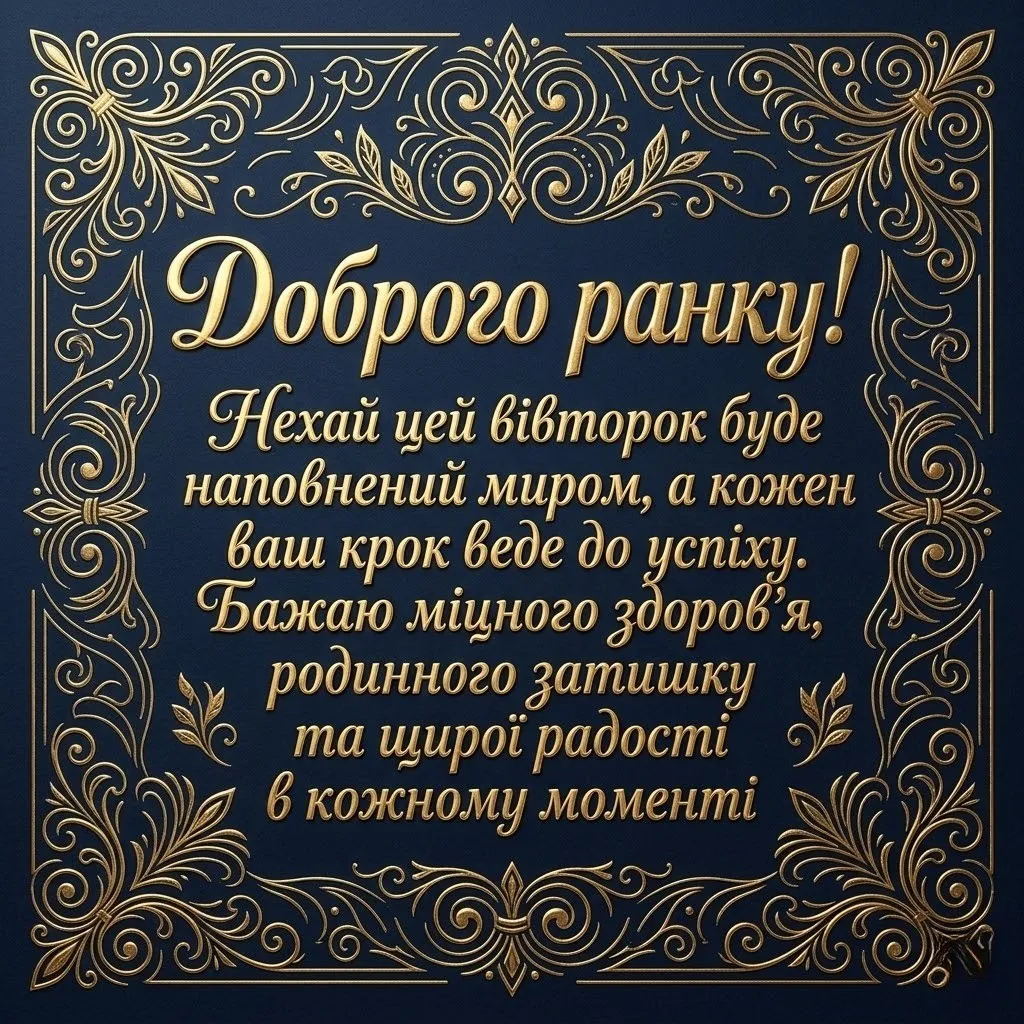 Доброго ранку вівторок: картинки та душевні побажання для гарного настрою