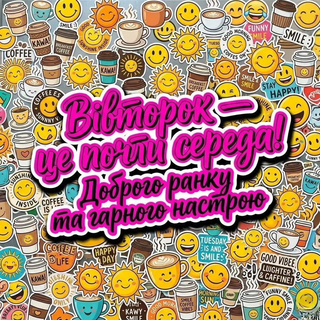 Доброго ранку вівторок: картинки та душевні побажання для гарного настрою