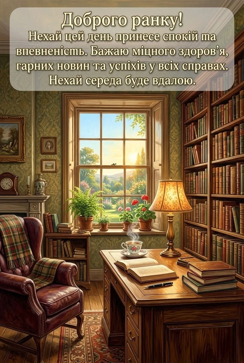 Доброго ранку та гарної середи: картинки, листівки та найтепліші побажання на екватор тижня