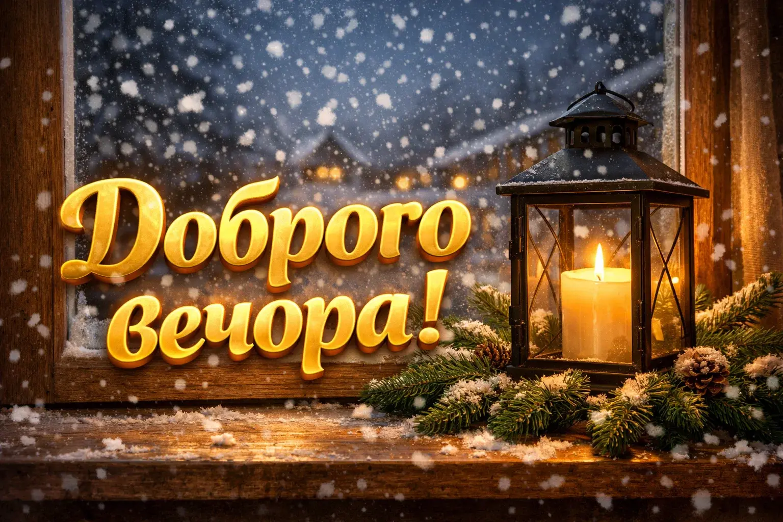 Доброго зимового вечора: добірка затишних картинок та щирих листівок для гарного настрою