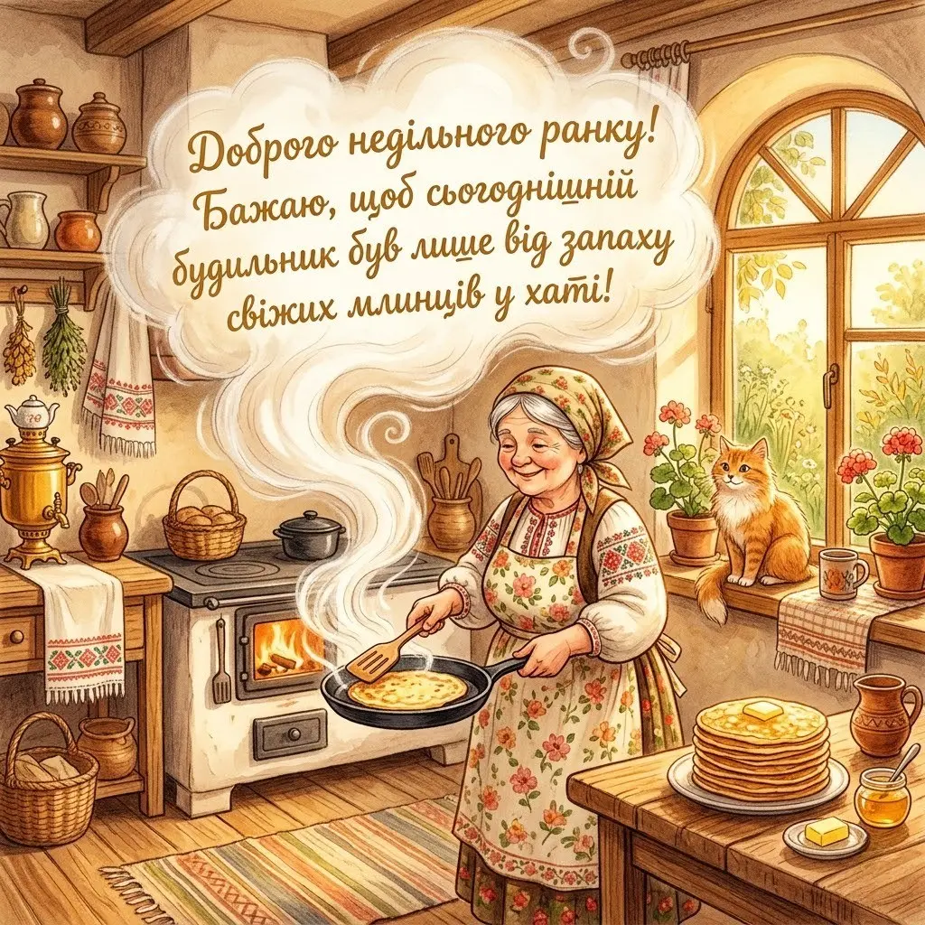 Картинки доброго недільного ранку: душевні листівки для затишного настрою