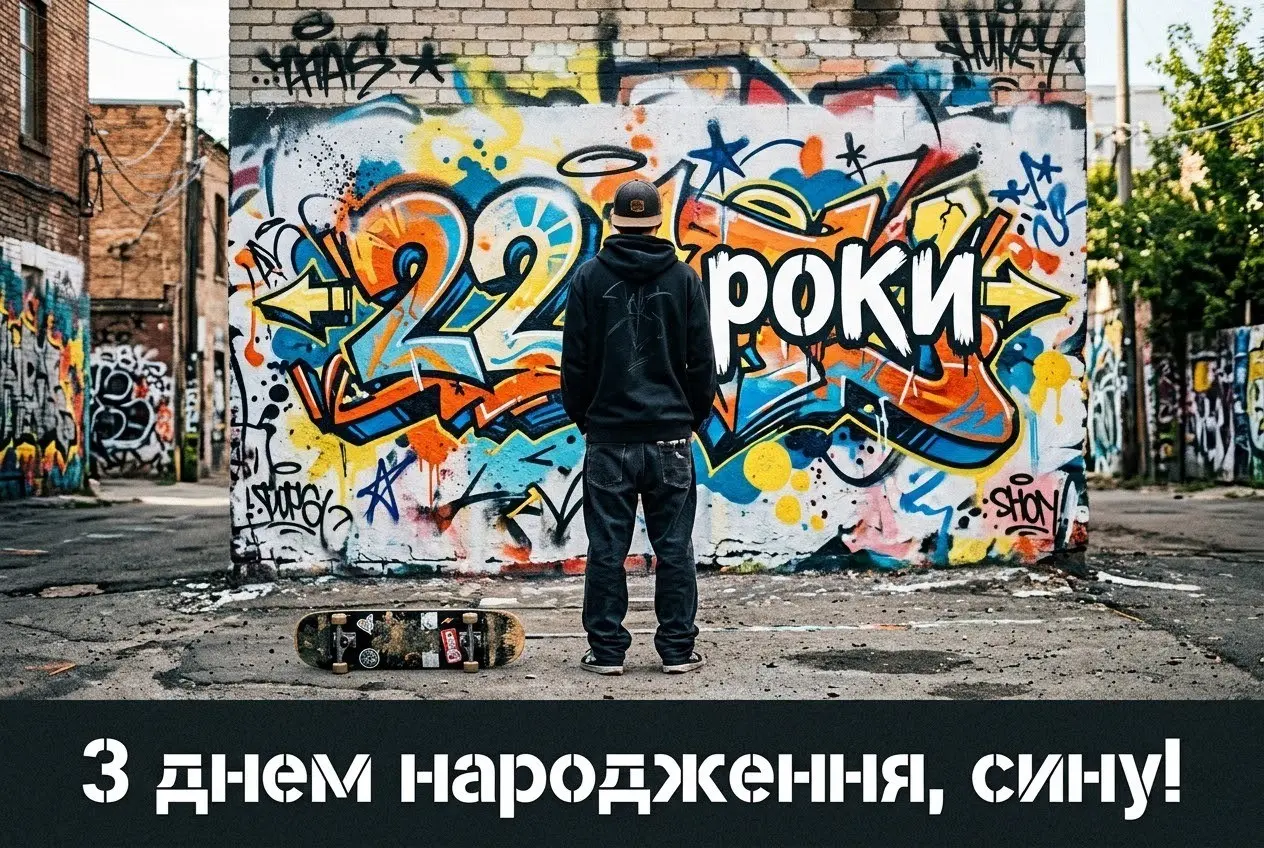 Привітання з днем народження сина 22 роки: найкращі побажання у віршах та прозі