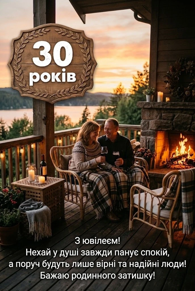 З 30-річчям! Красиві та щирі привітання до особливого ювілею