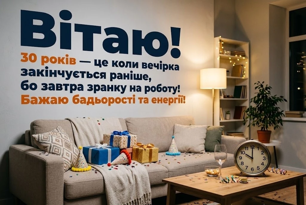 З 30-річчям! Красиві та щирі привітання до особливого ювілею