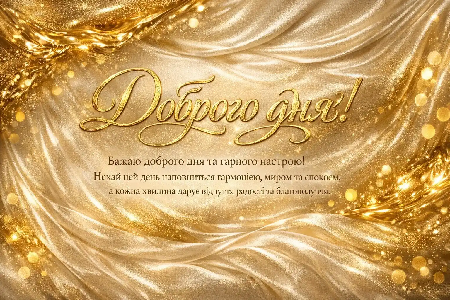Картинки доброго дня та гарного настрою: щирі та красиві побажання у листівках