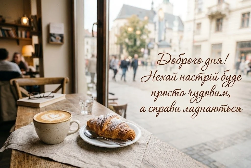 Картинки доброго дня та гарного настрою: щирі та красиві побажання у листівках
