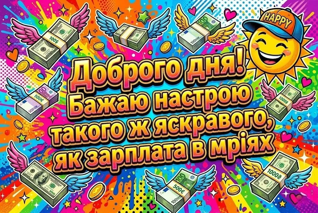 Картинки доброго дня та гарного настрою: щирі та красиві побажання у листівках