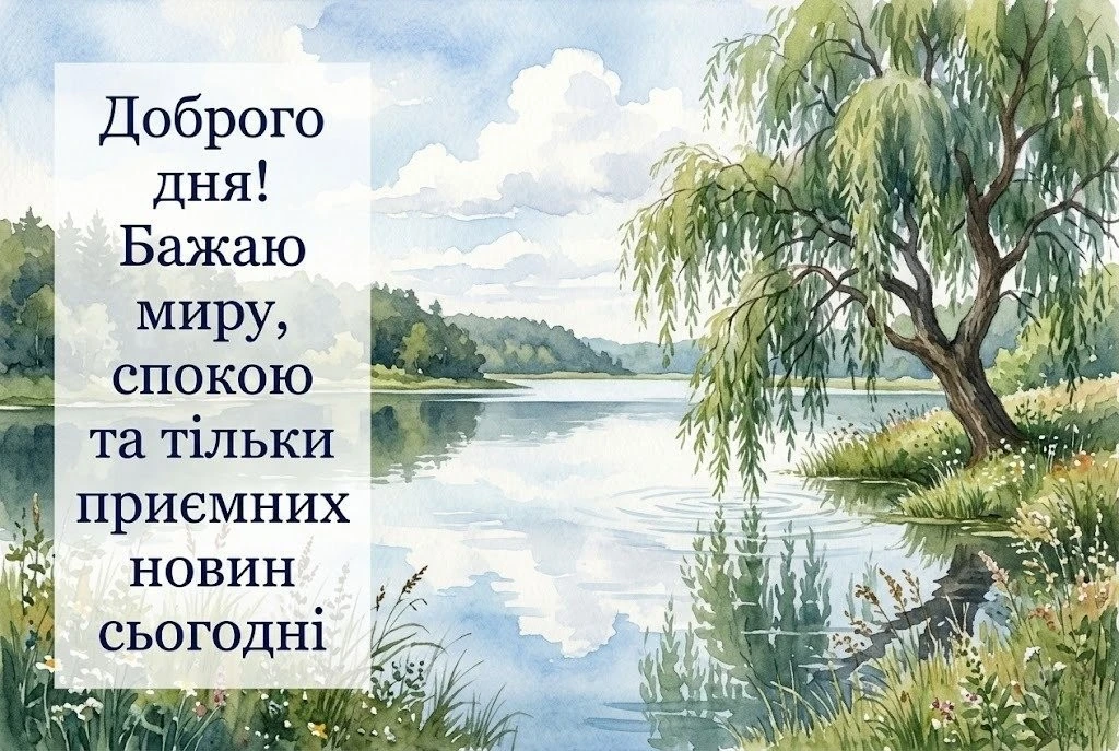 Картинки доброго дня та гарного настрою: щирі та красиві побажання у листівках