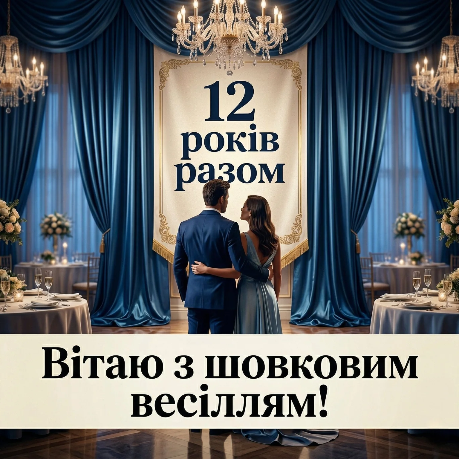Як привітати з 12-річчям весілля: добірка ніжних побажань