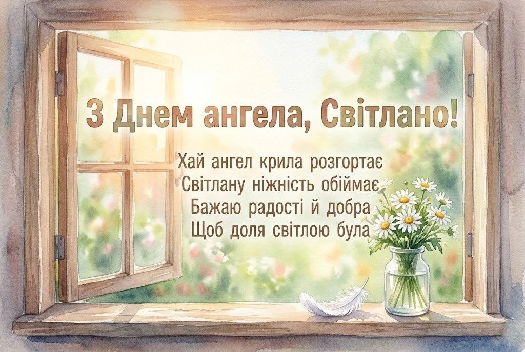 З днем ангела Світланко: найкращі вітання для «тієї, що несе світло»