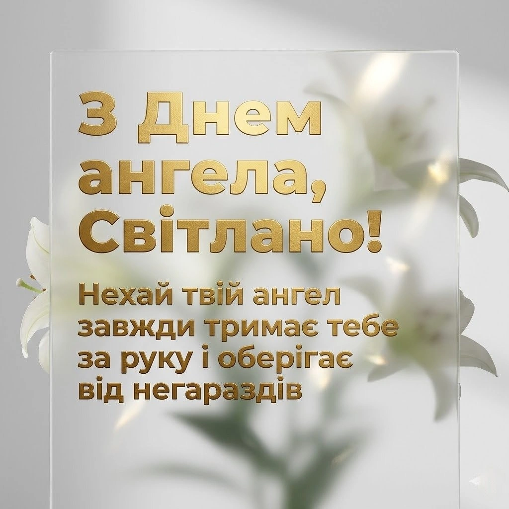 З днем ангела Світланко: найкращі вітання для «тієї, що несе світло»