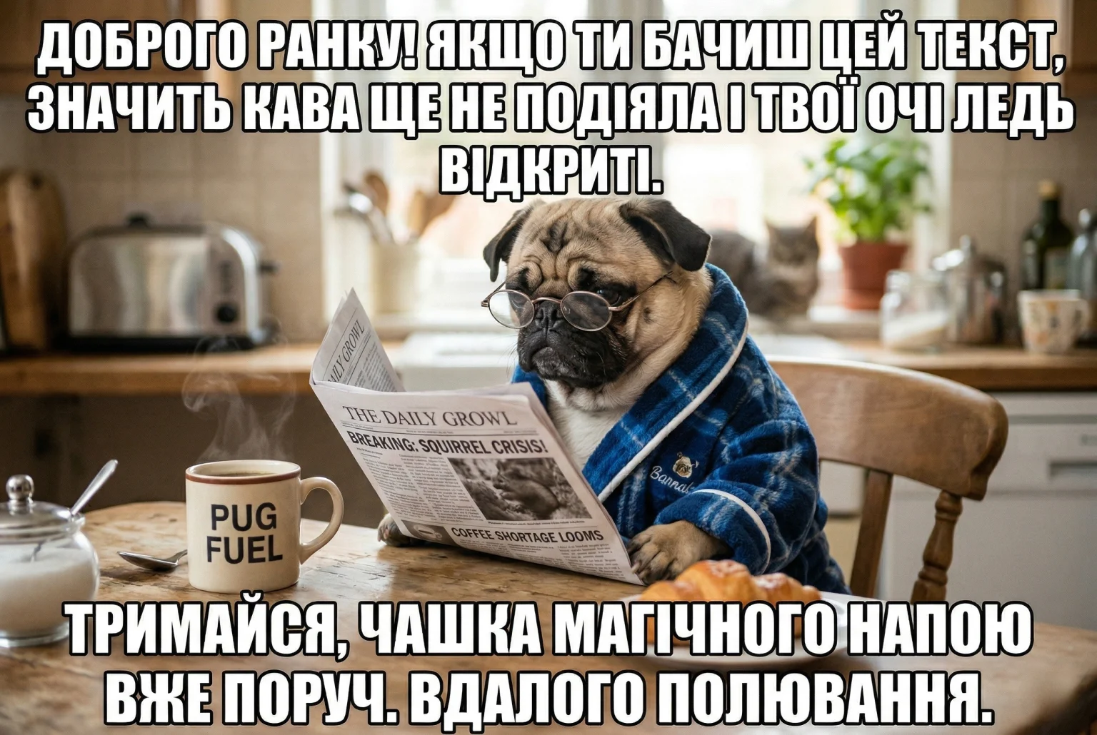 Доброго ранку та ароматна кава: найкращі картинки для душевного настрою
