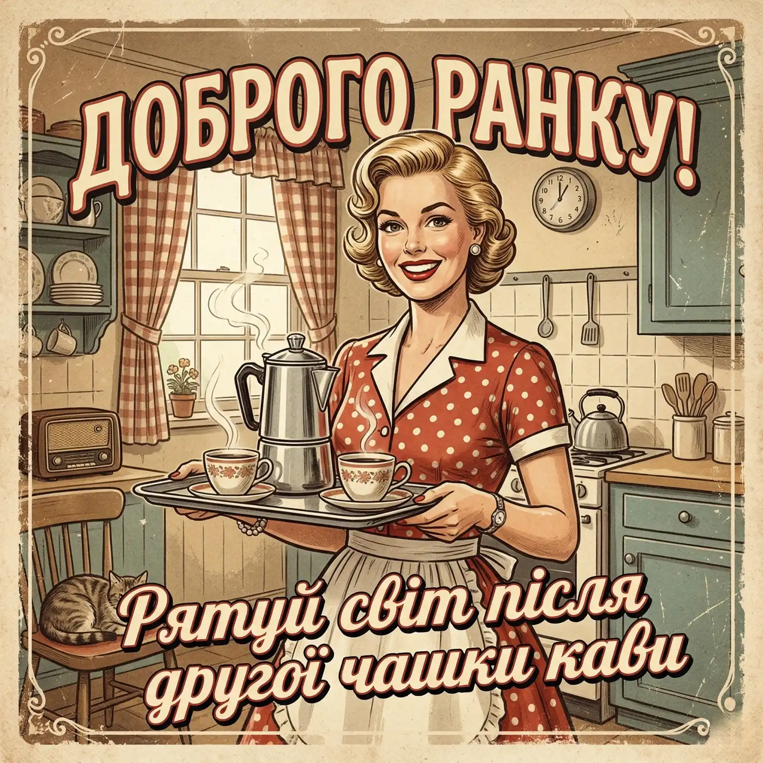 Доброго ранку та ароматна кава: найкращі картинки для душевного настрою