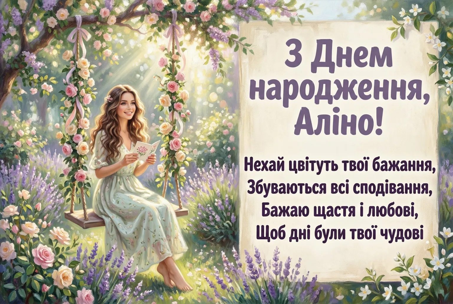 Особливі побажання для Аліни: віршовані форми та щирі тексти